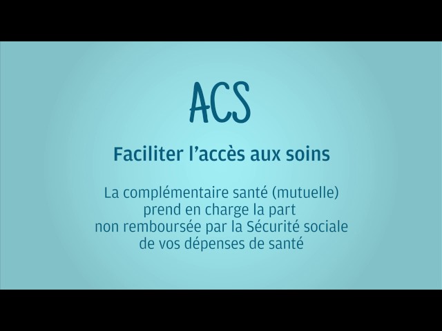 découvrez notre guide sur la mutuelle acs, spécialement conçue pour aider les bénéficiaires de l'aide complémentaire santé. profitez d'une couverture santé optimale à des tarifs adaptés à votre budget, tout en bénéficiant d'une meilleure protection médicale pour vous et votre famille.